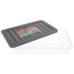 Fresh Box 1200ml – Airtight Food Storage Container with Lid (White/Grey) - Habitt