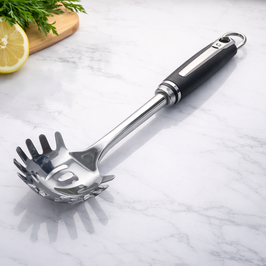 Rice & Noodle Spoon – Stainless Steel Pasta Serving Spoon - Habitt
