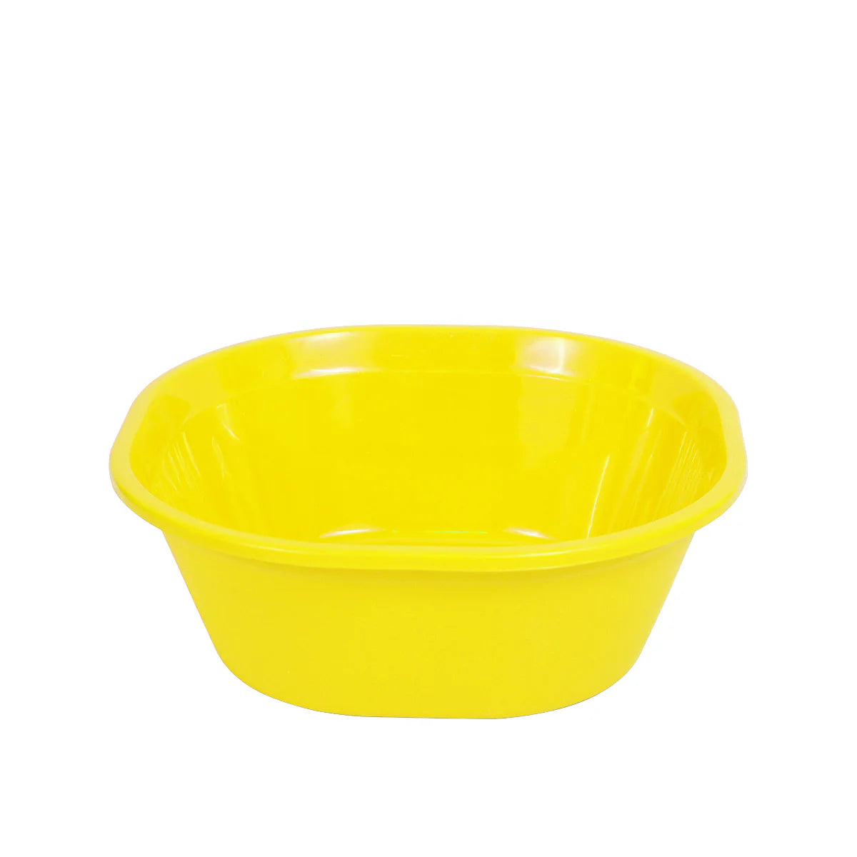 1pc Medium Plastic Mixing & Serving Bowl (Assorted) – 2500ml Multi-Purpose Kitchen Bowl (Yellow, Available in Red, Green, Blue, Orange, Magenta) - Habitt