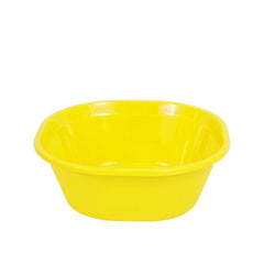 1pc Medium Plastic Mixing & Serving Bowl (Assorted) – 2500ml Multi-Purpose Kitchen Bowl (Yellow, Available in Red, Green, Blue, Orange, Magenta) - Habitt