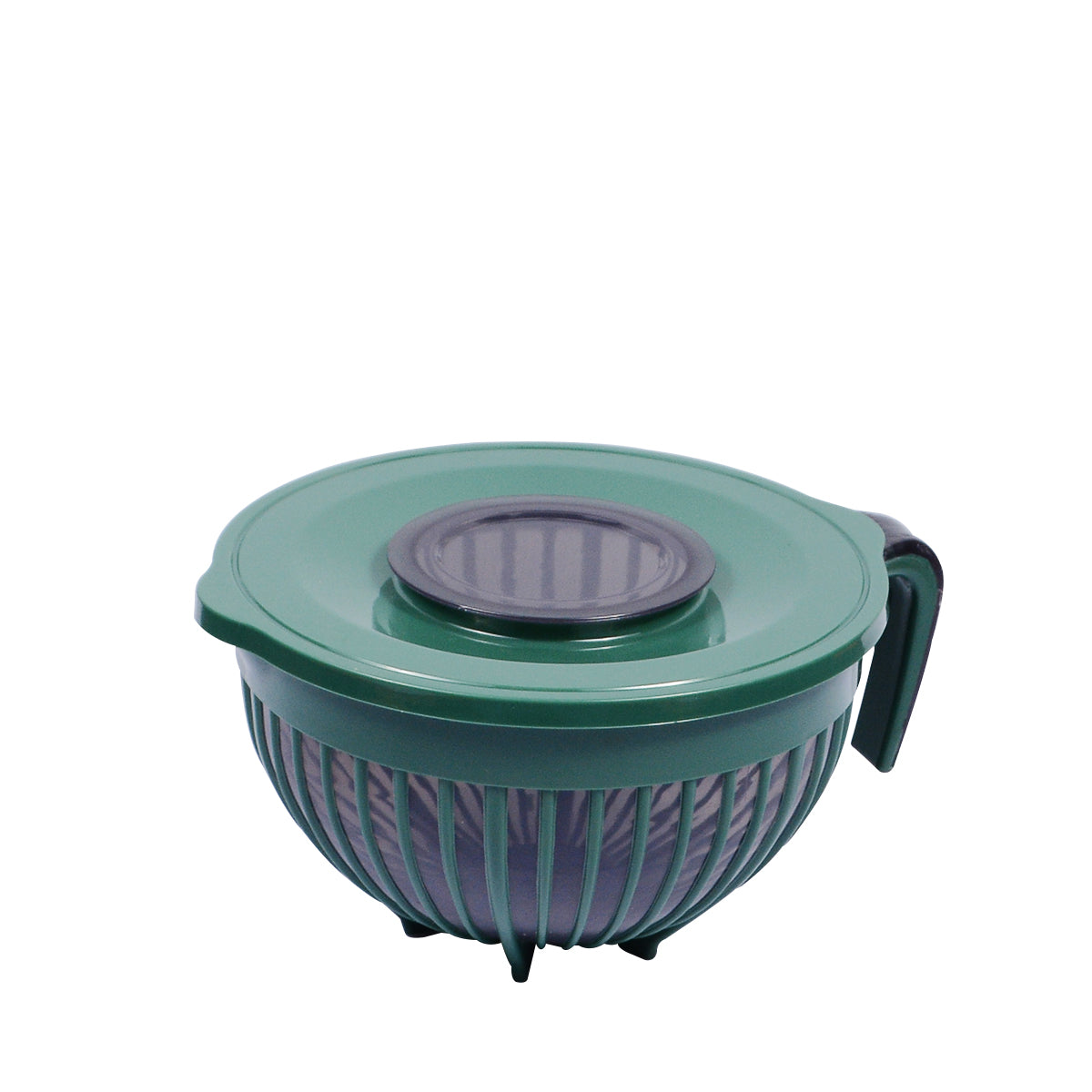 1pc Large Mixing & Strainer Bowl with Handle (Assorted)  – 1800ml Multi-Purpose Kitchen Colander (Coffee Brown, Red, Green, white) - Habitt