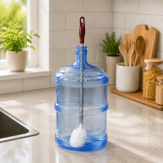 1Pc Long Handle Bottle Cleaner Brush – Water Dispenser & Jar Cleaning Tool