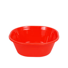 1pc Medium Plastic Mixing & Serving Bowl (Assorted) – 2500ml Multi-Purpose Kitchen Bowl (Yellow, Available in Red, Green, Blue, Orange, Magenta) - Habitt