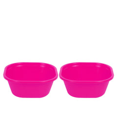 pack of 2 Blend Plastic Bowl Small – 1500 ml (Assorted) | Multipurpose Kitchen Bowl Set of 2 (Available in Red, Yellow, Magenta, Blue, Green & Orange) - Habitt