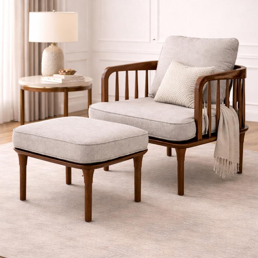 Timberland Chair & Puff - Habitt