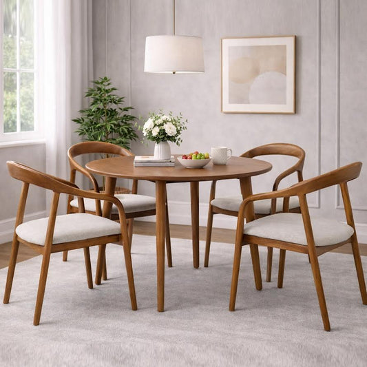 Nora  4 Person Dining Table - Habitt