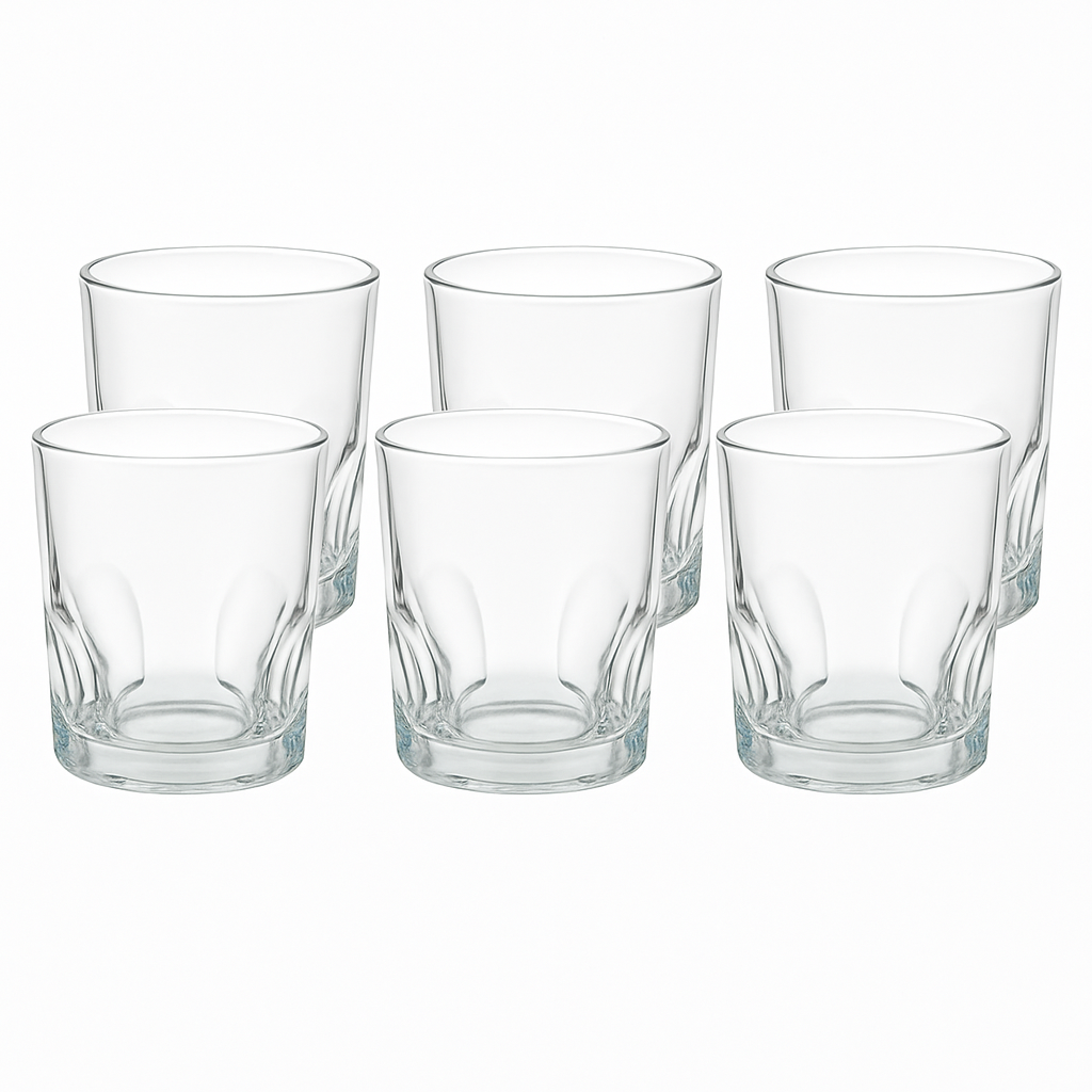 Premium Clear Tumbler Glass 330 ml - Habitt