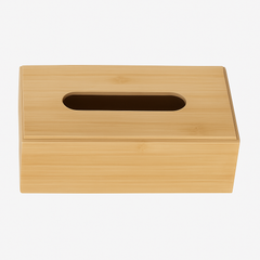 Wooden Tissue Box – Simple Rectangle Tissue Holder for Home, Office & Bathroom - Habitt