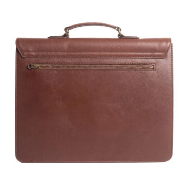 Oscar Laptop Bag Granite Brown - Habitt