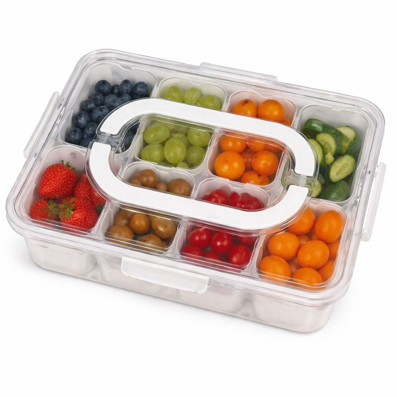 Multi-Compartment Food Storage Box – 3 Portion & 8 Portion Options - Habitt