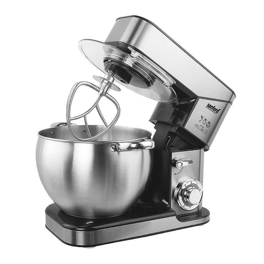 Sanford Stand Mixer 2000W – 10 Liter Stainless Steel Bowl, Full Copper Motor, 6 Speed (SF-1370SM) - Habitt