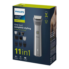 Philips MG5930/15 Multigroom Series 5000 All-in-One Trimmer | 11-Piece Wet & Dry Grooming Kit - Habitt