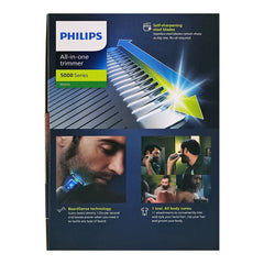 Philips MG5930/15 Multigroom Series 5000 All-in-One Trimmer | 11-Piece Wet & Dry Grooming Kit - Habitt