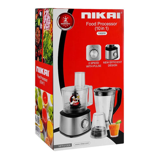 Nikai Food Processor 10In1 NFP3100A - Habitt