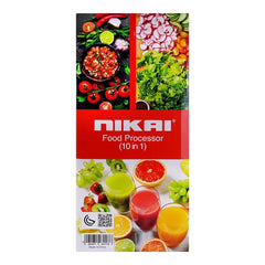 Nikai Food Processor 10In1 NFP3100A - Habitt