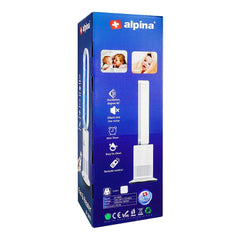Alpina SF-5002 Electric Fan & Heater 2-in-1 | Bladeless Oscillating Fan Heater with Remote & Timer - Habitt