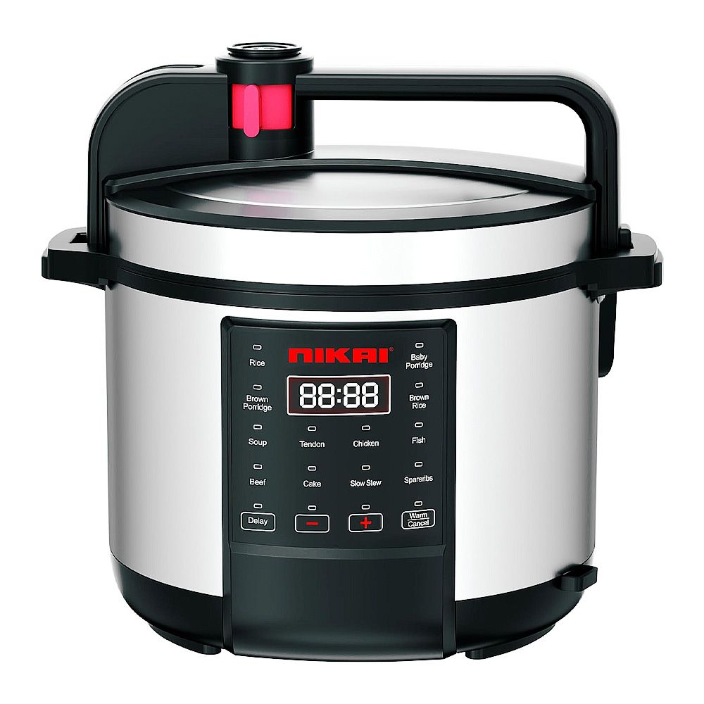 Nikai Digital Pressure Cooker 6 Liter – Model MEP682DS | Multi-Function Electric Cooker - Habitt