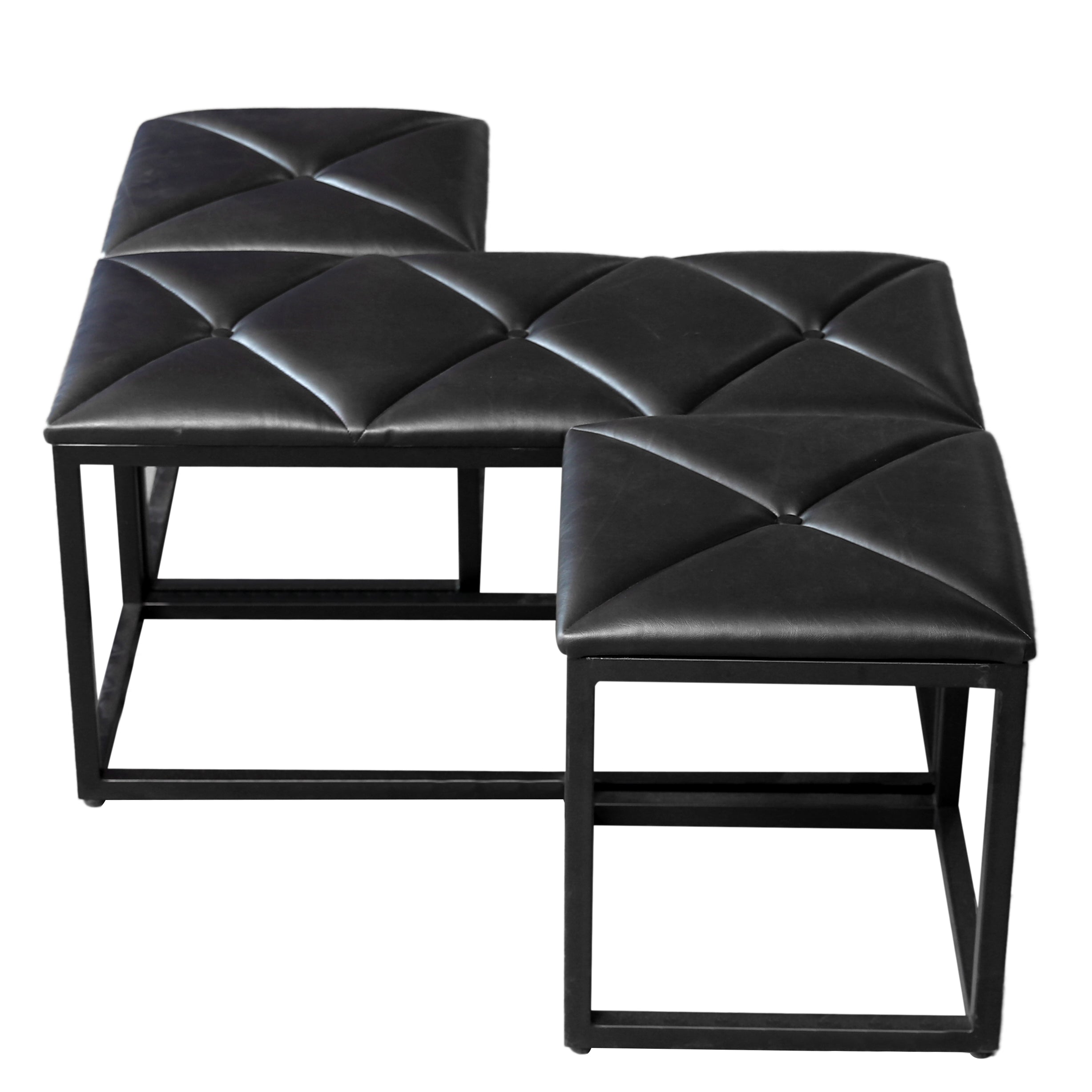 Savior dining with 2 Stool & Bench - Habitt