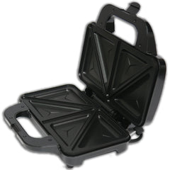 Alpina SF-2502-SB Jumbo Sandwich Maker | 1400W Non-Stick Electric Sandwich Grill – Black & Stainless Steel - Habitt