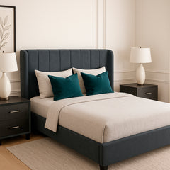 Kingsley Queen Size With 2 sides Table - Habitt