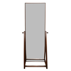 Aura Full-Length Wooden Standing Mirror – Elegant Adjustable Floor Mirror - Habitt