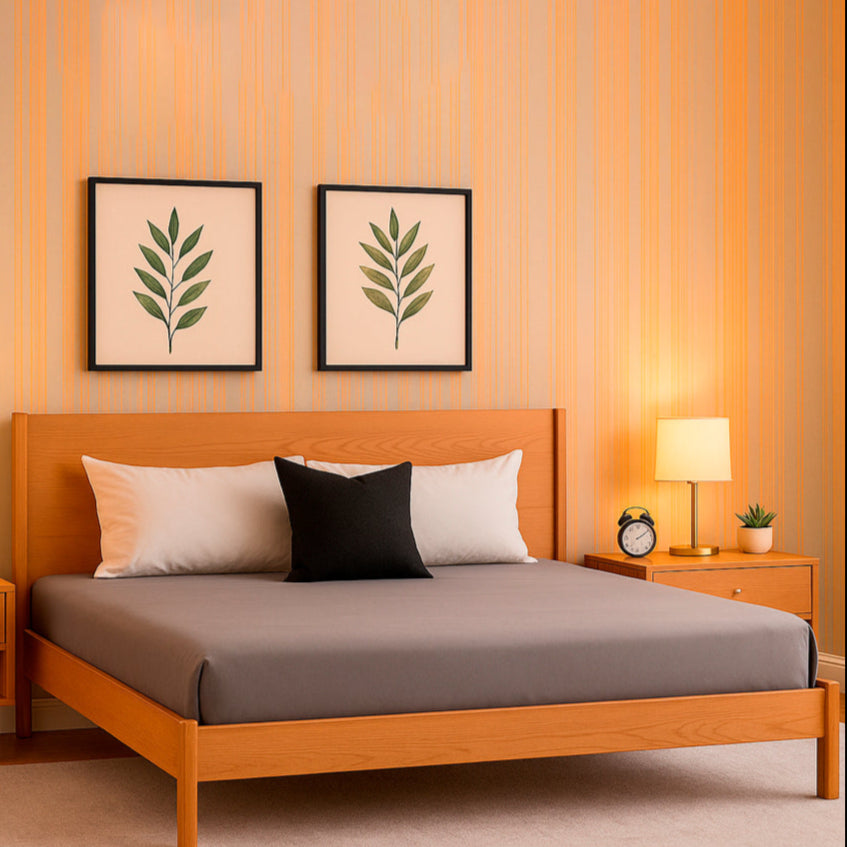 Harry N Bed Set with 2 Side tables – Minimalist Wooden Frame with Modern Elegance - Habitt