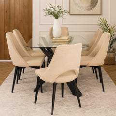Florence 6 Person Dining Table - Habitt