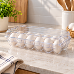 Egg Storage Box with Lid – 15 Pcs & 24 Pcs