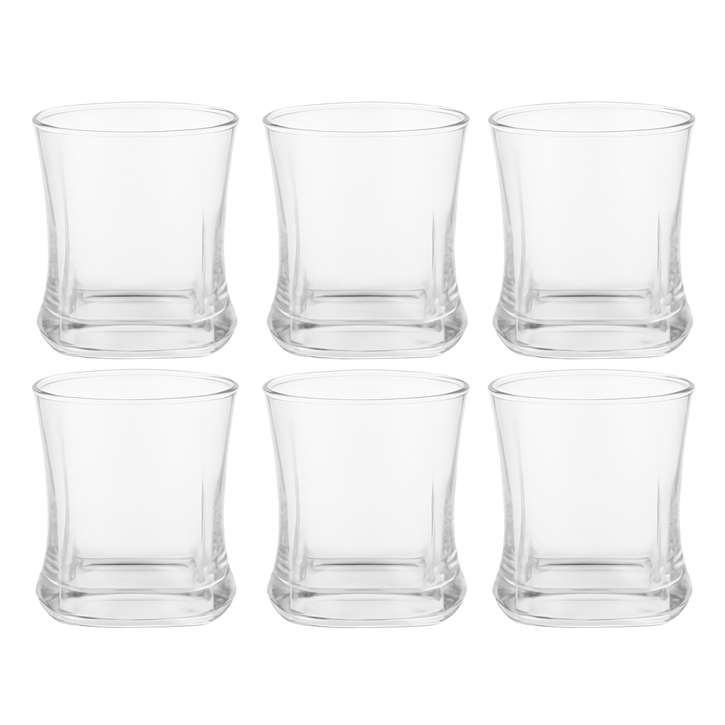 Premium Textured Tumbler Glass 230 ml - Habitt