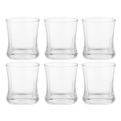 Premium Textured Tumbler Glass 230 ml - Habitt