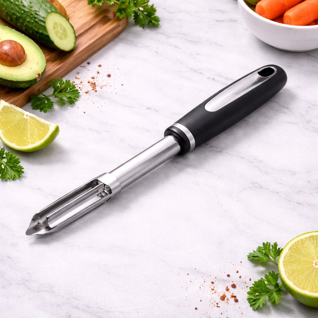 Long Fish Scale Scraper – Stainless Steel Fish Cleaning Tool - Habitt