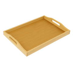 1Pc Natural Wooden Serving Tray Available in different sizes - Habitt