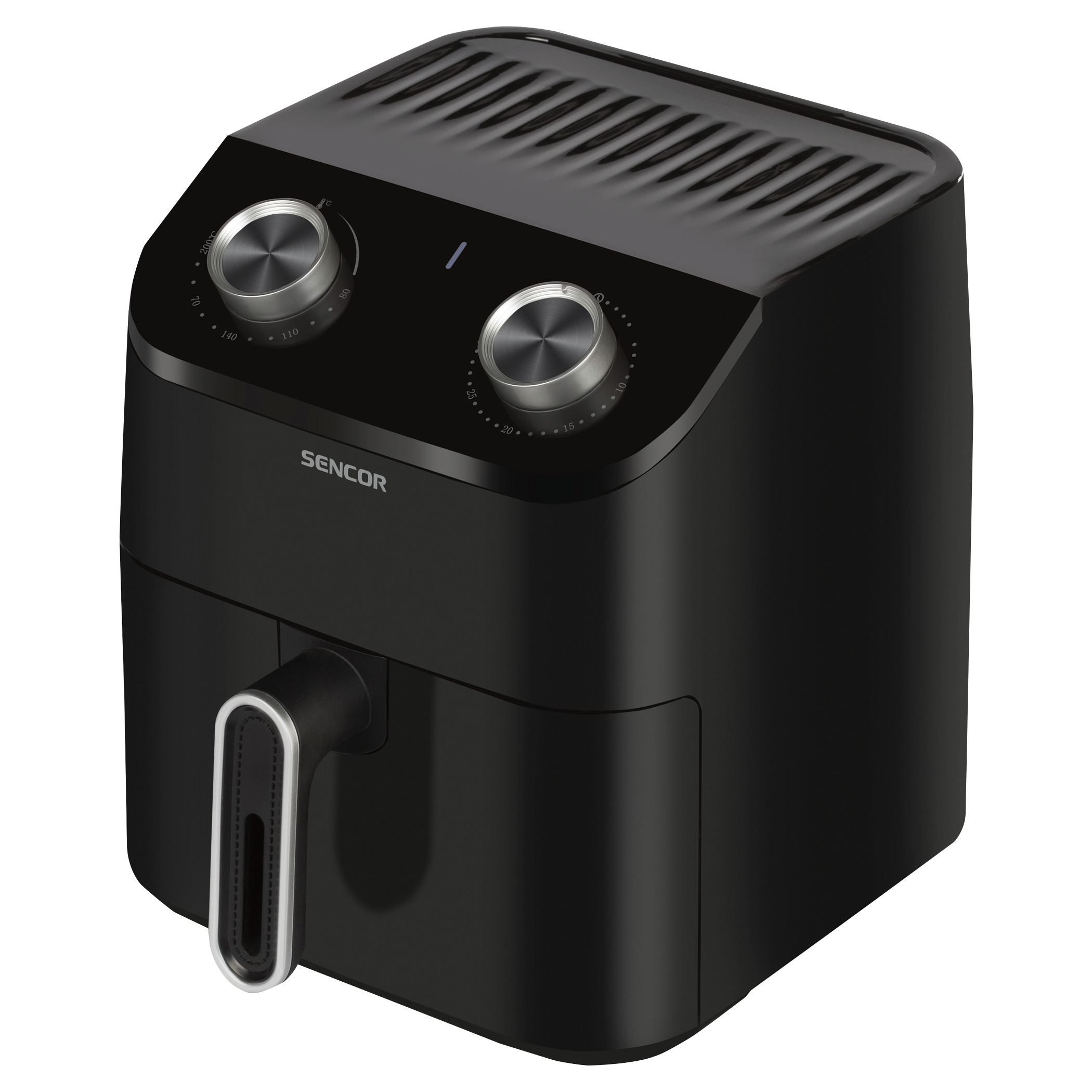 Air Fryer SFR4500BK 4.5L Manual Air Fryer 1350W with Adjustable Temperature – Compact Oil-Free Cooker - Habitt