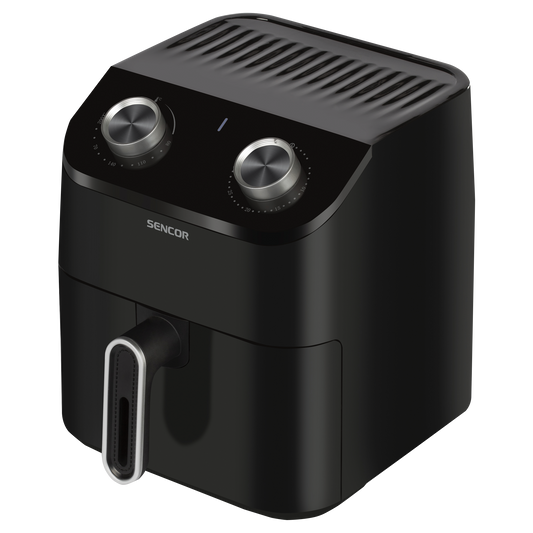 Air Fryer SFR4500BK 4.5L Manual Air Fryer 1350W with Adjustable Temperature – Compact Oil-Free Cooker - Habitt