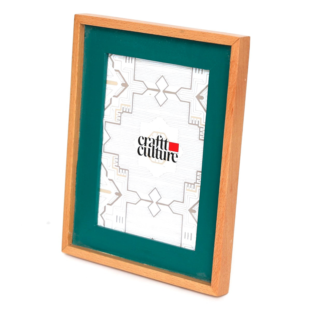 Island Green Wooden Photo Frame – Vertical Display - Habitt