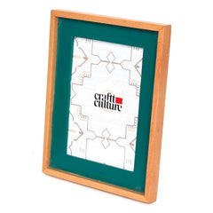 Island Green Wooden Photo Frame – Vertical Display - Habitt
