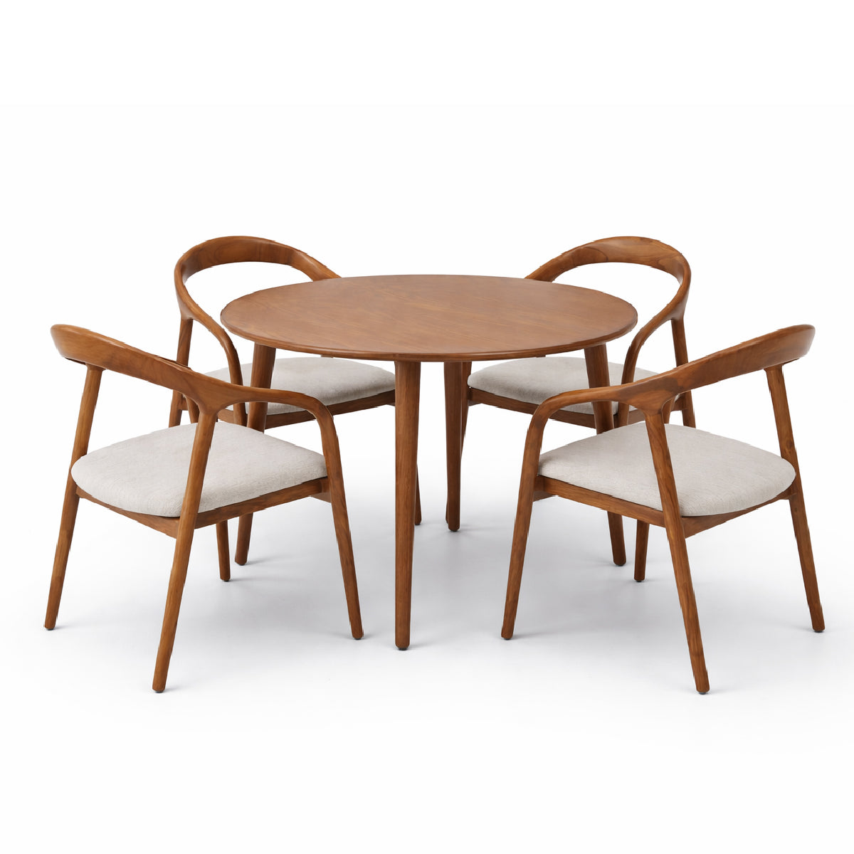 Nora  4 Person Dining Table - Habitt