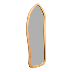 Oafleaf Wall Mirror – Modern Wooden Frame Decorative Mirror - Habitt