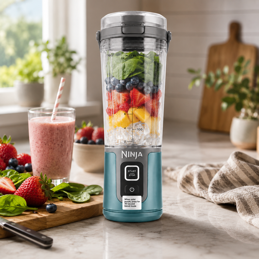 NINJA Portable Smoothie Maker | Rechargeable Personal Blender for Smoothies, Shakes & Juices