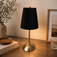 Umbrella Table Lamp – Black,  White & Transparent