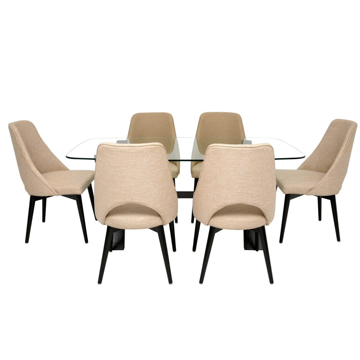 Florence 6 Person Dining Table - Habitt