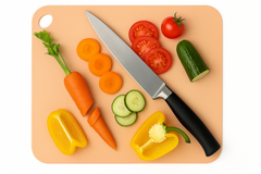 1Pc Flexible Cutting Board (Assorted Color) – Lightweight, Non-Slip Chopping Mat for Kitchen