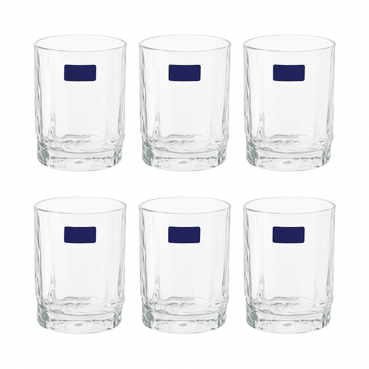 Premium Textured Tumbler Glass 285 ml - Habitt