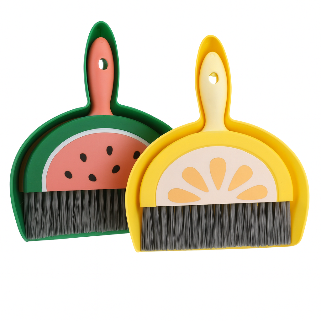 1 pc Mini Dust Pan with Fruit Print – Assorted Colors - Habitt