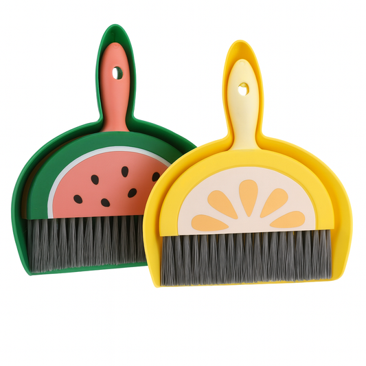 1 pc Mini Dust Pan with Fruit Print – Assorted Colors - Habitt