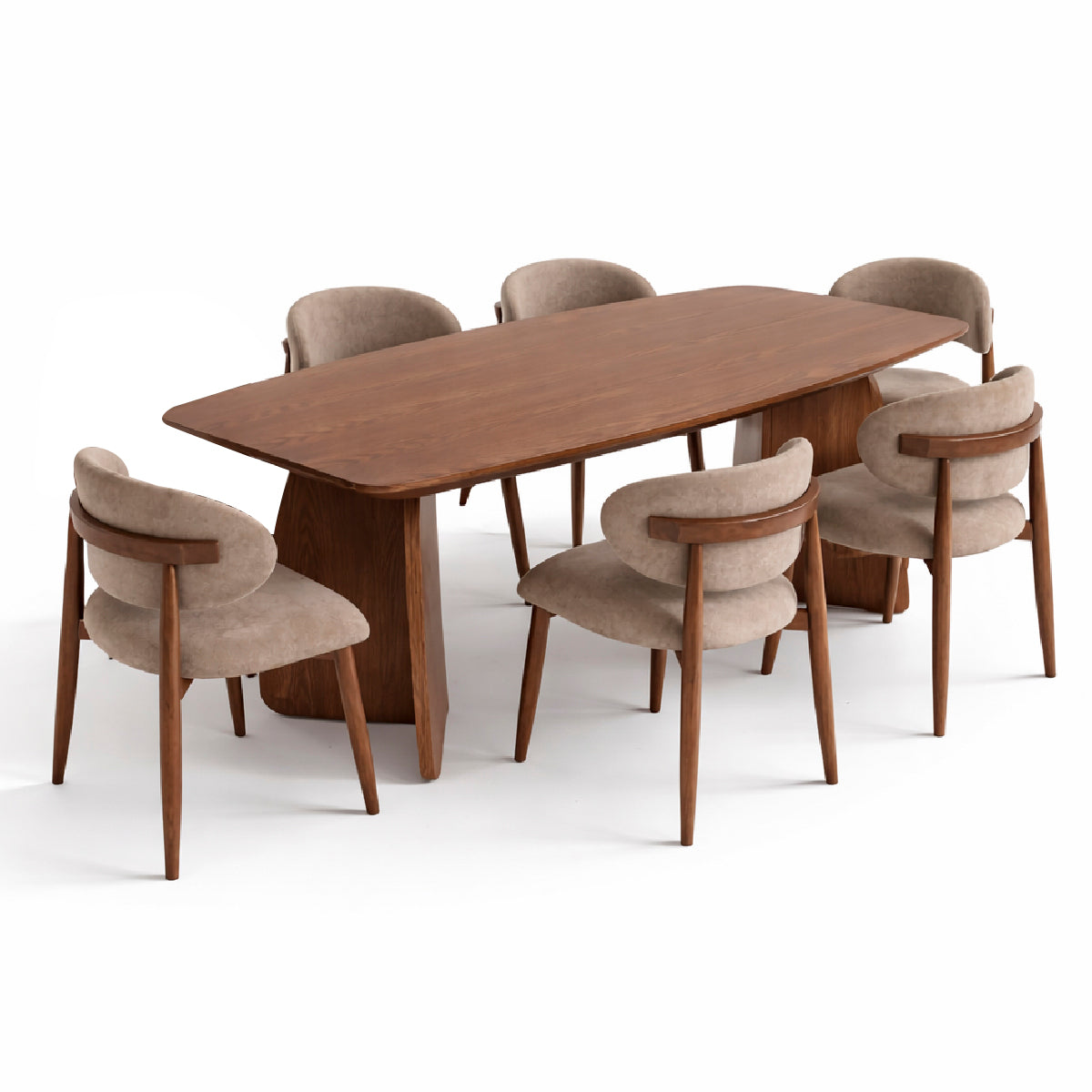 Haven 6 Person Dining Table - Habitt