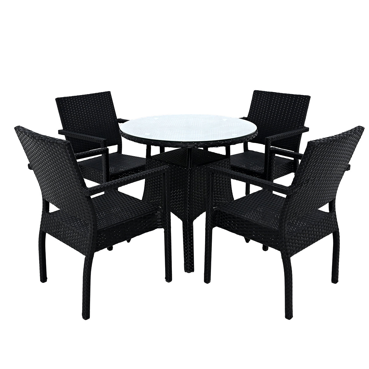 Timber  4 Person Dining table set