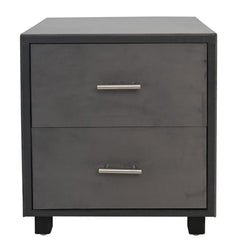 Nimoy King Size Bed with 2 Side Tables