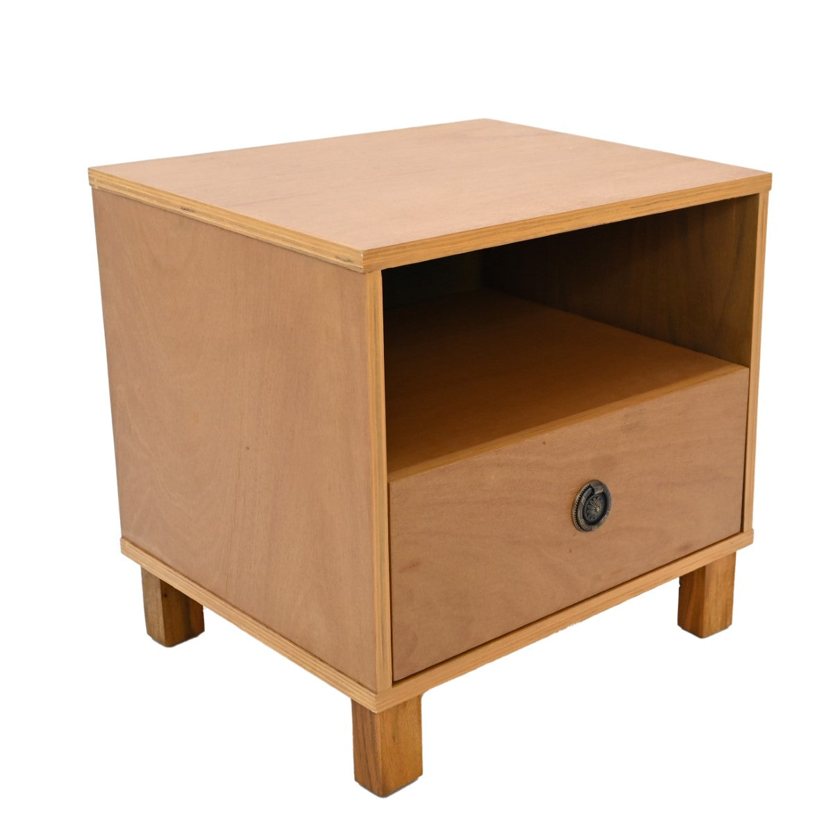 Carlo King Size Bed With 2 Side Table