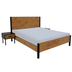 Remington King Size Bed with 2 Side Tables